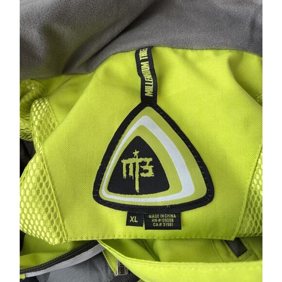 M3 Millenium Three Mens Danny Snowboard Jacket Size XL Coat Hooded Full Zip - Picture 7 of 9